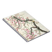 Perzikbloesem (kleur op papier) notitieboek (Rechterzijde)
