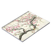 Perzikbloesem (kleur op papier) notitieboek (Linkerzijde)