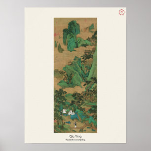 Perzikbloesem lente - Qiu Ying, Ming Poster