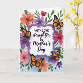 Perzikbloesem Liefde Moeder Kaart (Gele Bloem)