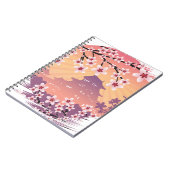 Perzikbloesem Notitieboek (Linkerzijde)