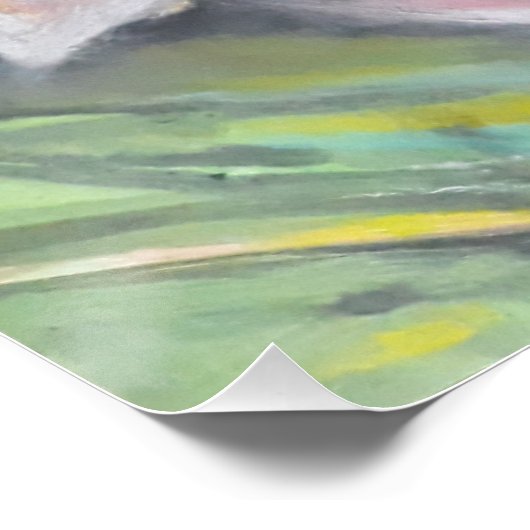 Perzikbloesem Perfect Poster (Hoek)