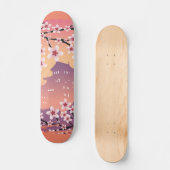 Perzikbloesem Persoonlijk Skateboard (Voorkant)