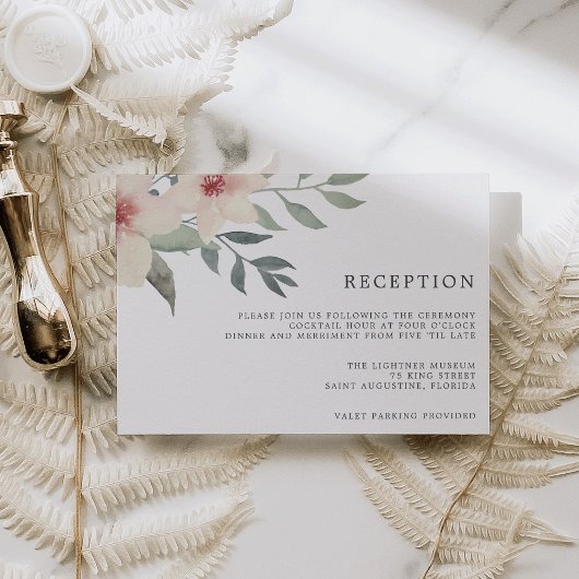 Perzikbloesem Receptie Kaart