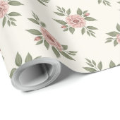 Perzikbloesem Strooi Inpakpapier (Rol Hoek)