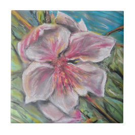 Perzikbloesem Tegeltje