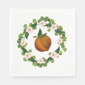 Perzikbloesemkrans Servet (Voorkant)