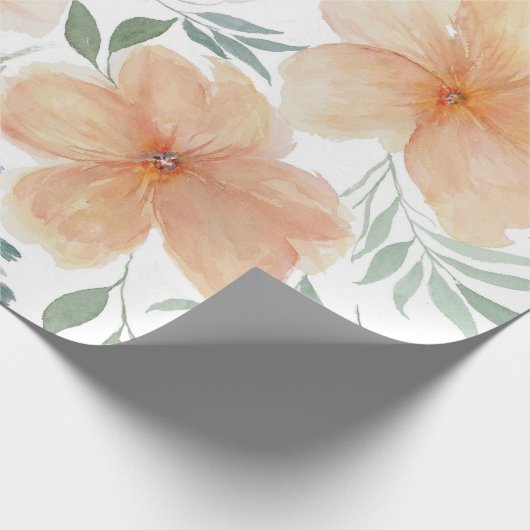 Perzikbloesems  cadeaupapier (Hoek)