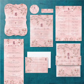 Perzikbloesems Dubbel Xi Chinees huwelijksprogramm