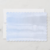 Perzikbloesems Stofblauw Mijn Bruidsmeisje Voorste Kaart (Achterkant)