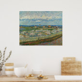 Perzikbomen in Bloesem van Van Gogh Poster (Keuken)