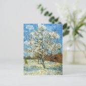 Perzikbomen in Blossom Vincent Van Gogh Briefkaart (Staand voorkant)