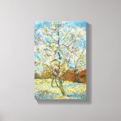Perzikbomen in Blossom Vincent Van Gogh Canvas Afdruk (Voorkant)