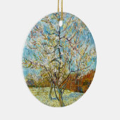 Perzikbomen in Blossom Vincent Van Gogh Keramisch Ornament (Rechts)