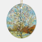 Perzikbomen in Blossom Vincent Van Gogh Keramisch Ornament (Links)