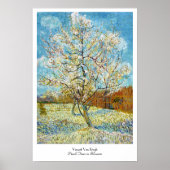 Perzikbomen in Blossom Vincent Van Gogh Poster (Voorkant)