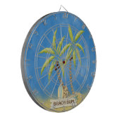 Perzikbommen, surfplanken, palmbomen en zand dartbord (Voorkant Links)