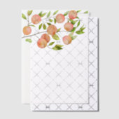 Perzikboom Aquarel Botanisch Vellum Uitnodigingen (Offset (Uitnodiging))