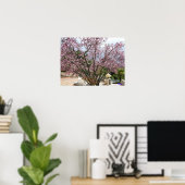 Perzikboom in bloem - Hearst Castle 2005 Poster (Thuiskantoor)