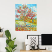 Perzikboom in Bloom in Arles, Van Gogh Poster (Thuiskantoor)