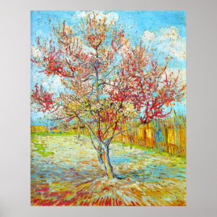 Perzikboom in Bloom in Arles, Van Gogh Poster