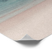 Perzikboom naast kokospalm poster (Hoek)