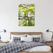 Perzikboom opgerekt canvasprint canvas afdruk (Insitu (Slaapkamer))