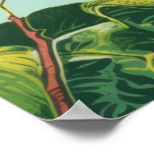 perzikboom poster (Hoek)