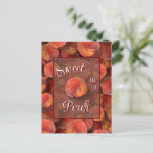 PerzikBriefkaart Briefkaart (Staand voorkant)