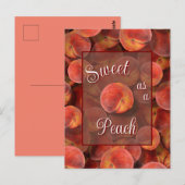 PerzikBriefkaart Briefkaart (Voorkant / Achterkant)