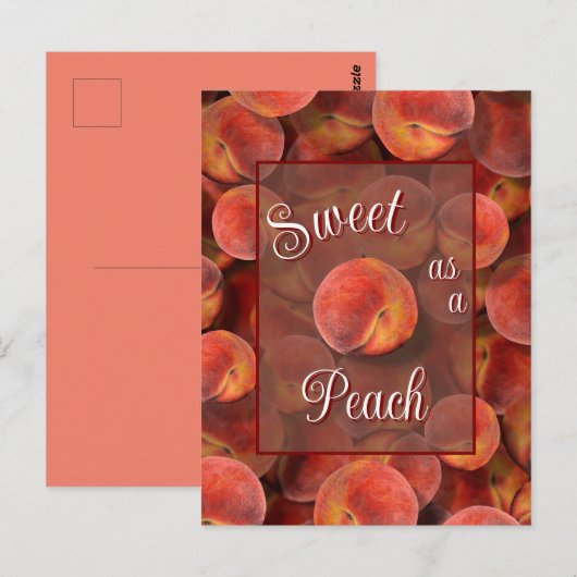 PerzikBriefkaart Briefkaart (Voorkant / Achterkant)