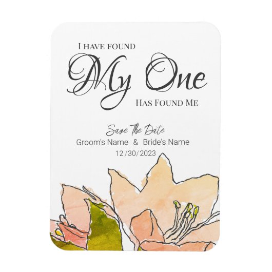 Perzikbruiloft is de datum waarop de datum wordt o magneet (Verticaal)