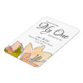 Perzikbruiloft is de datum waarop de datum wordt o magneet (Linkerzijde)