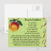 perzikcobbler briefkaart (Voorkant / Achterkant)