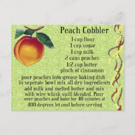 perzikcobbler briefkaart