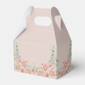 Perzikcrème en Salie Groene Bloementuin Bedankdoosjes (Achterkant)