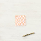 Perzikdons Perenruitpatroon Post-it® Notes (Op bureau)