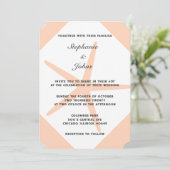 Perzikdons Sterrenvis Tropisch Koraal Strand Bruil Kaart (Staand voorkant)