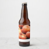 perzikdonuts bier etiket (Voorkant)