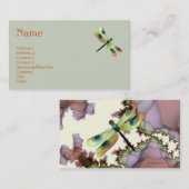 Perzikdragonfly-profielkaart Visitekaartje (Voorkant / Achterkant)