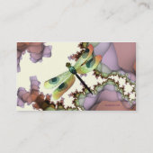 Perzikdragonfly-profielkaart Visitekaartje (Achterkant)