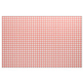 Perzikecho & White Gingham Check Stof (Yard (91,4 cm))