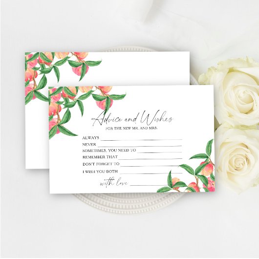 Perziken - advies en wensen vrijgezellenfeest briefpapier