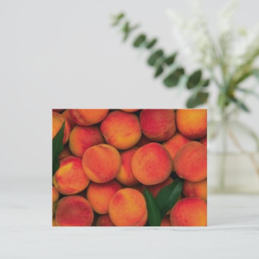 perziken briefkaart (Staand voorkant)