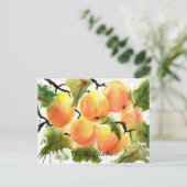 Perziken! Briefkaart (Staand voorkant)