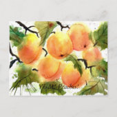 Perziken! Briefkaart (Voorkant)