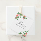 Perziken - Bruiloft Dank u Bedankjes Labels (In situ)