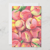 Perziken - Brunch en bubbels vrijgezellenfeest Kaart (Achterkant)