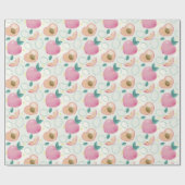 perziken cadeaupapier (Vlak)