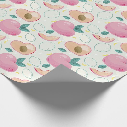 perziken cadeaupapier (Hoek)